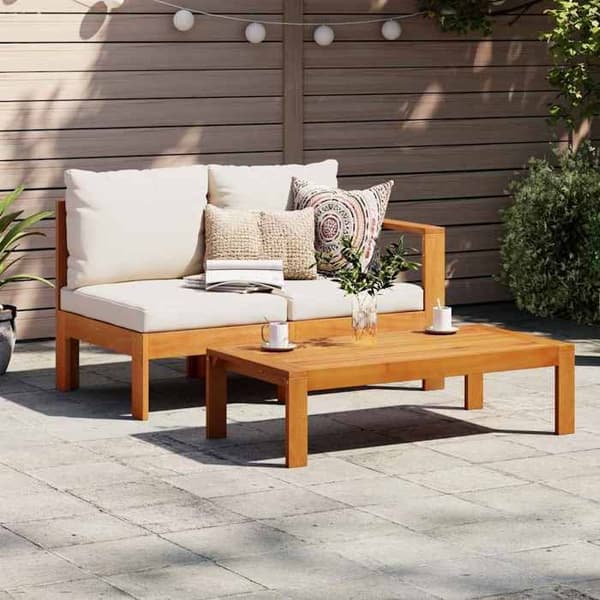 Maison Exclusive - Trädgårdsbord 100x50x27 cm av solid akaciaträ