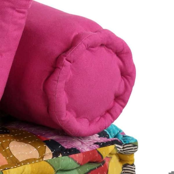 Maison Exclusive - 2-paikkainen moduulipuffi, patchwork-kangas Flerfärgad
