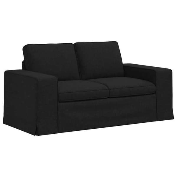 Maison Exclusive - 2 kpl sohvasetti musta kangas Svart