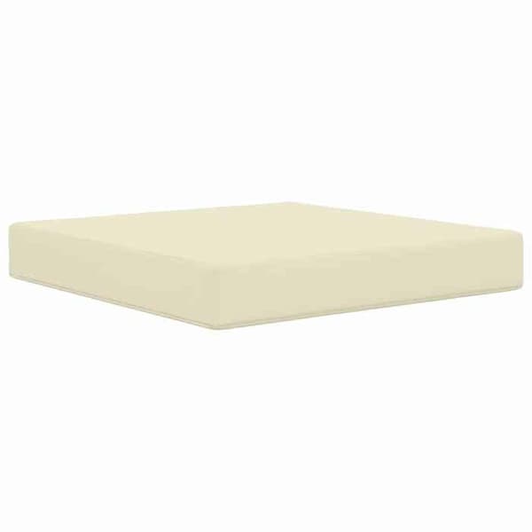 Utomhus soffkudde - EXKLUSIV HEM - 60x60 cm - Polyesteröverdrag - Skumfyllning - Dragkedjeöverdrag Grädde