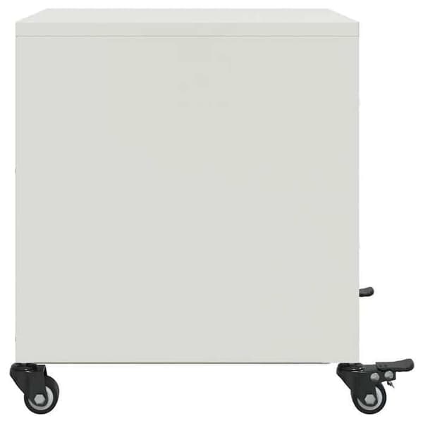 Maison Exclusive - Sängbord 2 st vit 36x39x43,5 cm stål