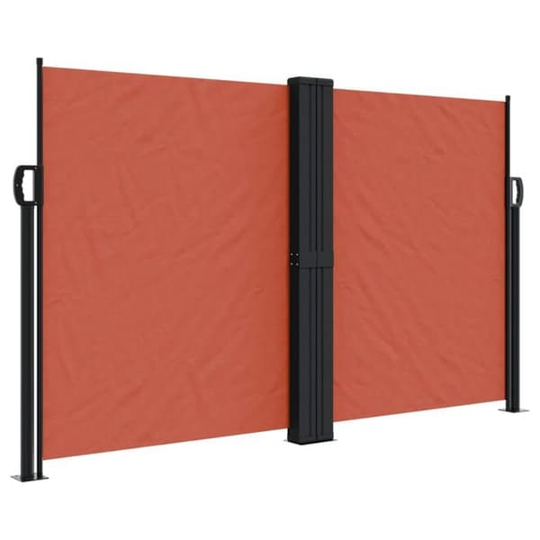 Maison Exclusive - Retractable side awning terracotta 140x1200 cm