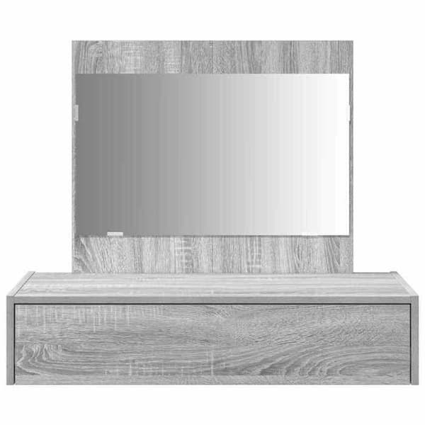 Maison Exclusive - Grå Sminkbord 83 x 40 x 70 cm Ingenjörsträ Grå