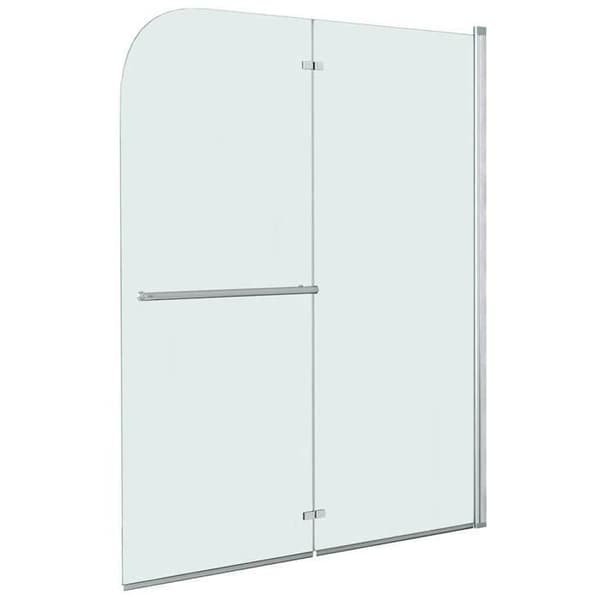 Maison Exclusive - Fällbar duschkabin 2 paneler ESG 120x140 cm