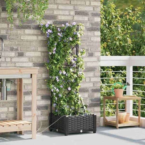 Maison Exclusive - Sort havekrukke 40 x 40 x 126 cm PP