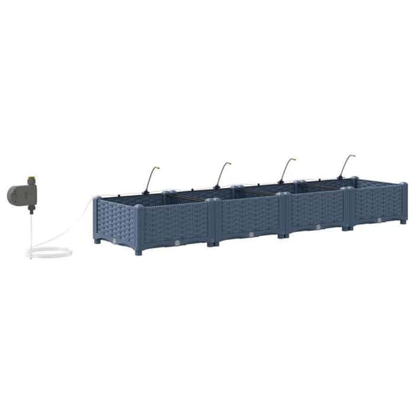 Maison Exclusive - Havekrukke 4 stk Grå 160 x 40 x 22 cm PP