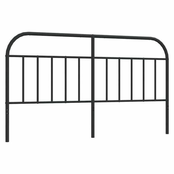 Maison Exclusive - Erstatnings hovedgærde i sort metal 160 cm