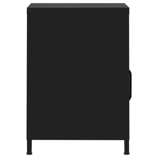 Natteskab - Eksklusivt Hus - 2 stk - Stål - Sort - 35x35x51 cm Sort