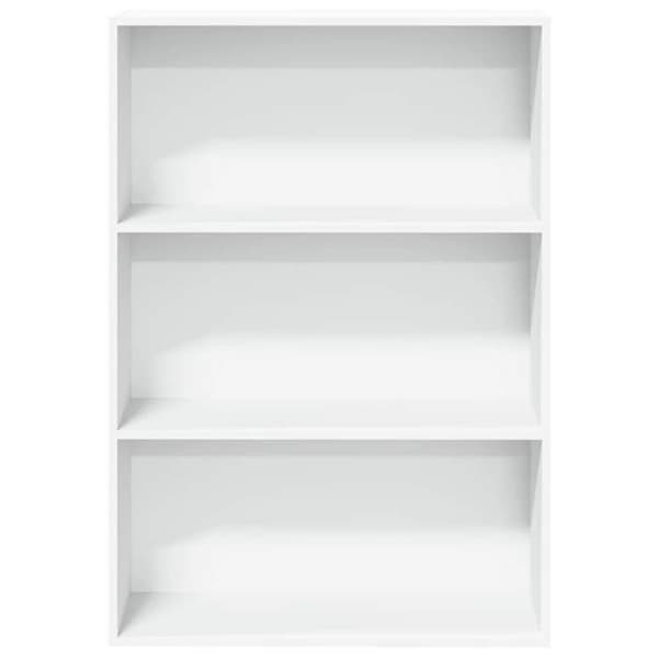 Maison Exclusive - Vit bibliotek 80x30x114 cm ingenjörsträ Vit