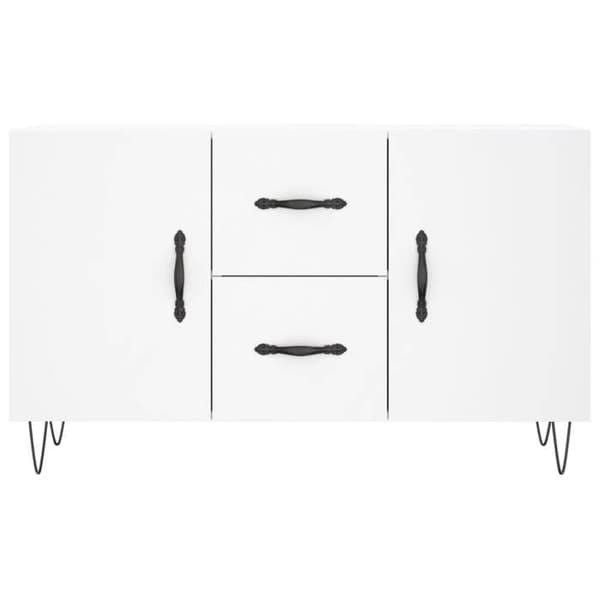 Maison Exclusive - Vit buffé 100x36x60 cm ingenjörsträ Vit