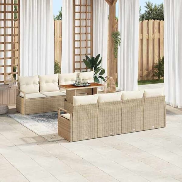Maison Exclusive - 9 osan puutarhakalustesarja 8-hengen