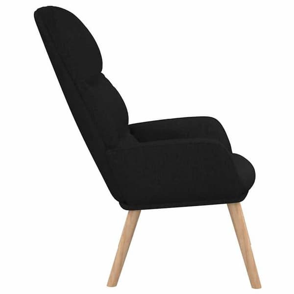 Maison Exclusive - Avkopplingsstol Svart Tyg