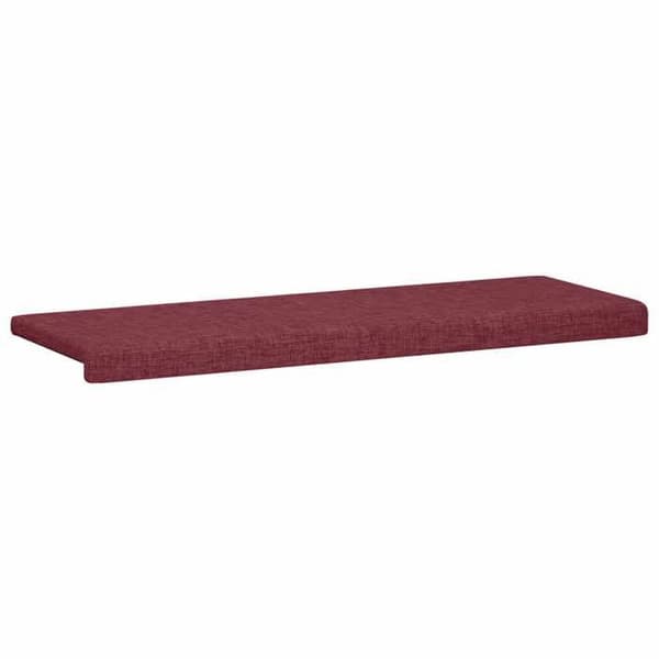 Bänkdyna - EXKLUSIVT HEM - Modell L - Polyester - Djup 35 cm - Halkfri bas Bordeaux