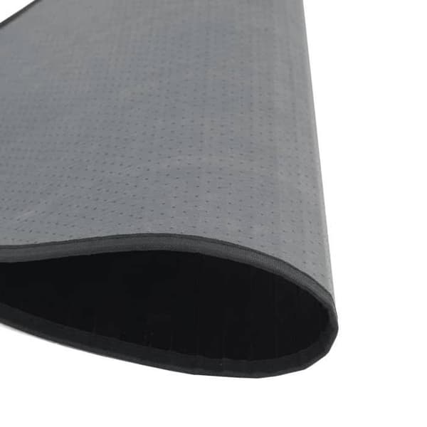 Maison Exclusive - Rund matta svart 80 cm bambu