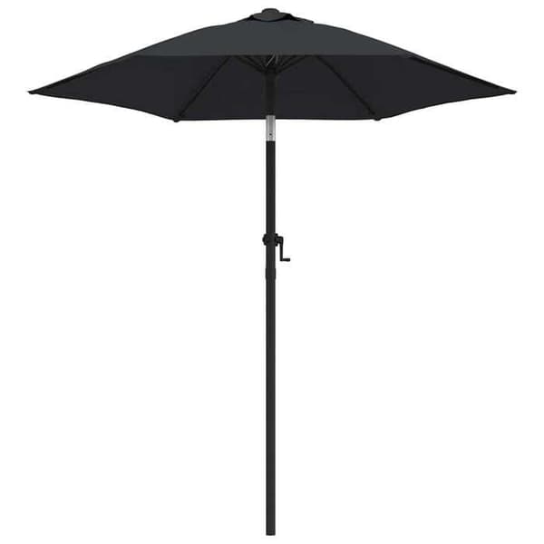 Maison Exclusive - Parasol Sort 200x224 cm Aluminium