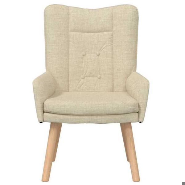 Maison Exclusive - tuoli Kermansävy 63 x 67 x 94 cm Kangas ja vaneri