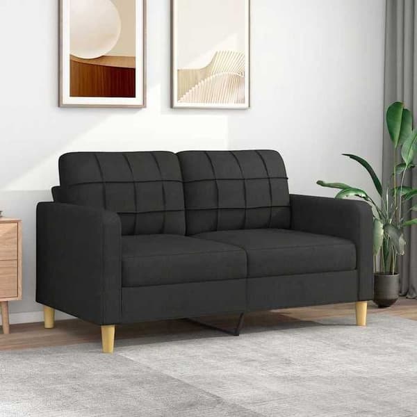 Maison Exclusive - 2-personers Sofa Sort 140 cm Stof