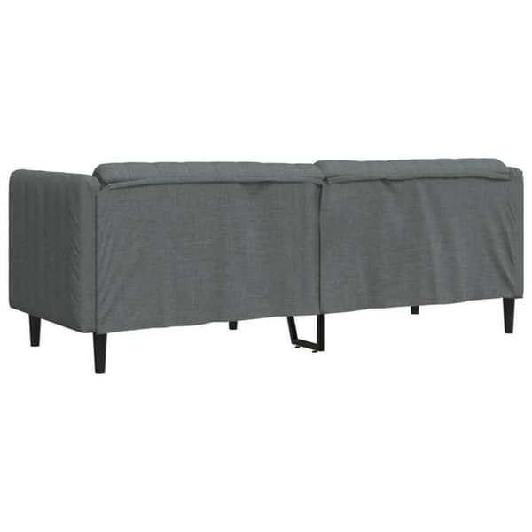 Maison Exclusive - 3-personers sofa i mørkegrå stof