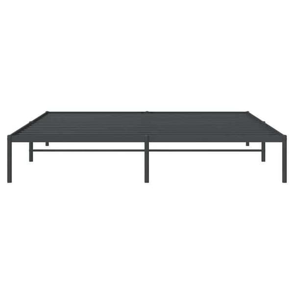 Maison Exclusive - Sengebund i sort metal 183x213 cm