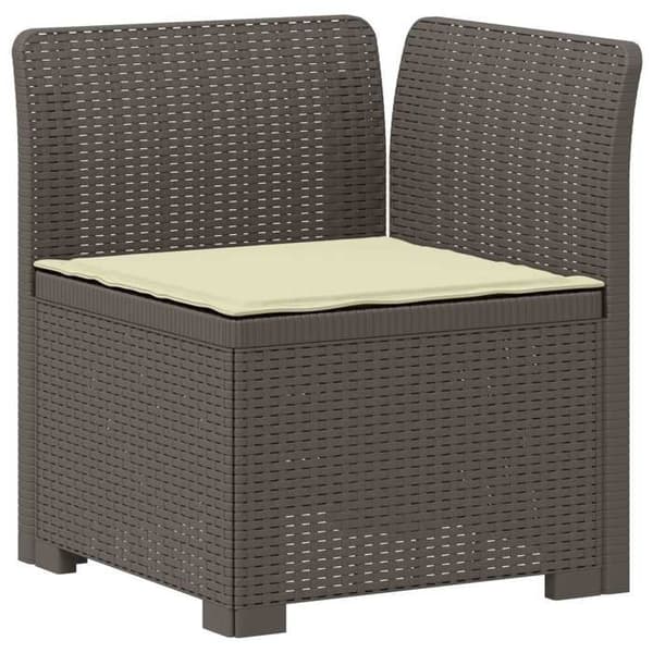 Havemøbel - EKSKLUSIVT HUS - 2-personers sofa - Rattan look - Polypropylen - UV-resistent
