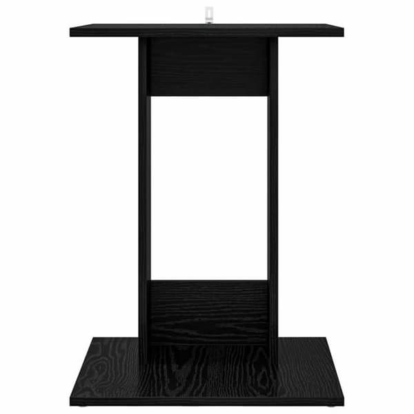 Sidebord - MAISON EXCLUSIVE - Sort eg - Ingeniørtræ - Rektangulær - 45x40x62,5 cm svart ek
