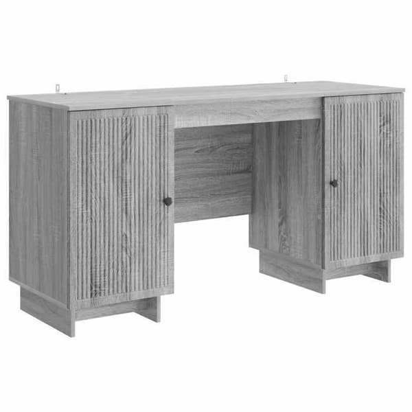Maison Exclusive - Bureau Sonoma grå Ingeniørtræ 142,5 x 50 x 75 cm Sonoma grå
