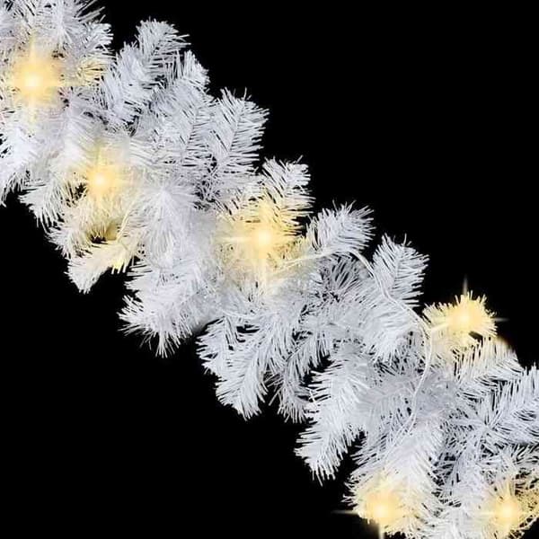 Maison Exclusive - Juleguirlande med LED-lys 20 m Hvid Vit
