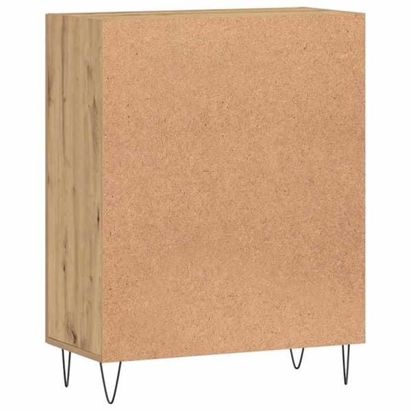 Maison Exclusive - Buffet i håndlavet egetræ 69,5x34x90 cm i ingeniørtræ