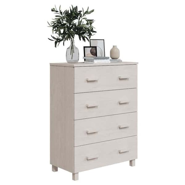 Maison Exclusive - Buffé HAMAR Vit 79x40x103,5 cm Massivt furu Vit