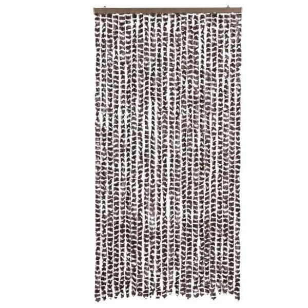 Maison Exclusive - Brun och vit myggnät 100x200 cm chenille