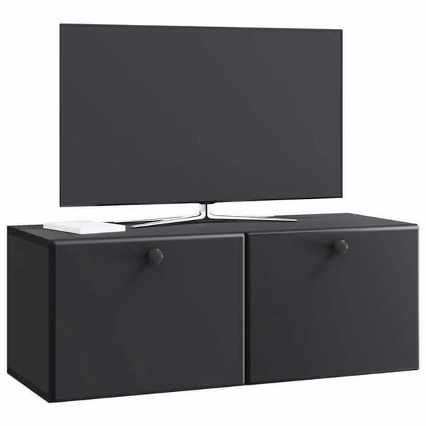 Maison Exclusive - Væghængt TV-møbel 78,5 x 31 x 30 cm Sort Ingeniørtræ