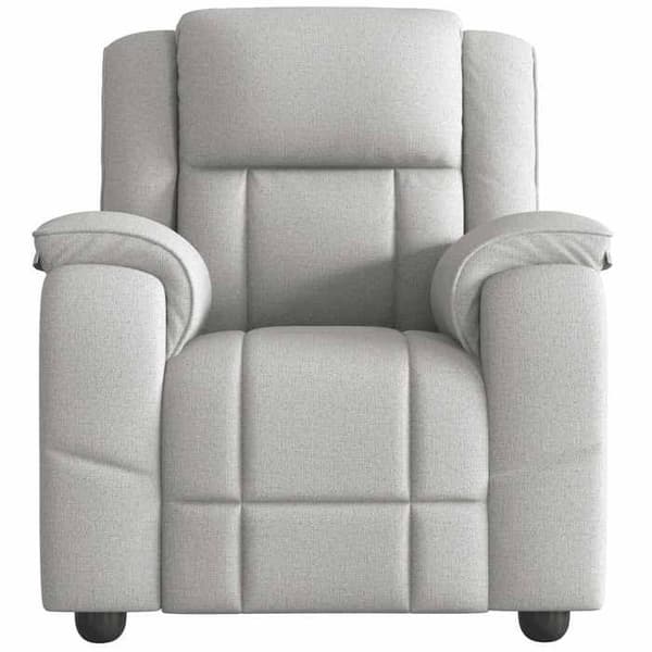 Maison Exclusive - Grå moln tyg reclinerfåtölj