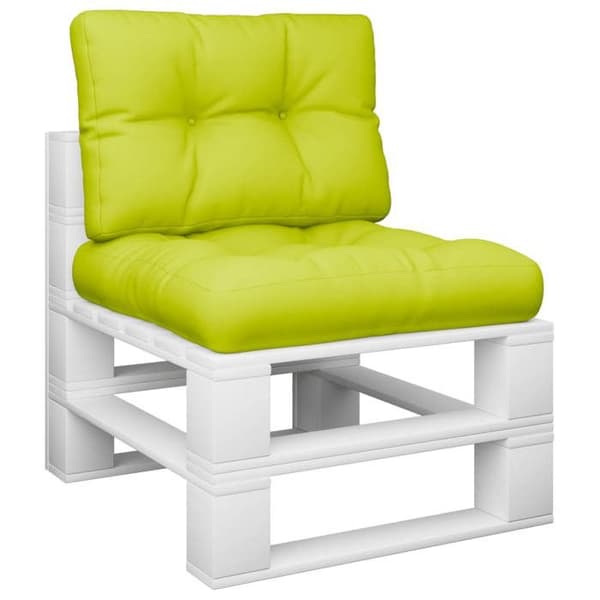 Maison Exclusive - Palettkuddar set om 2 ljusgrön tyg