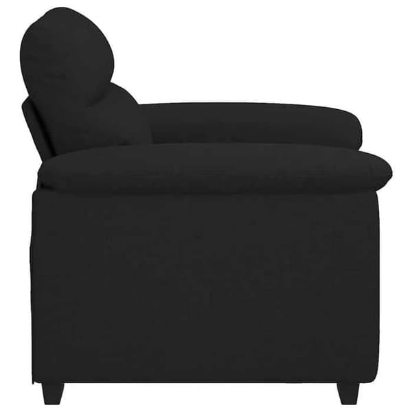 Maison Exclusive - Musta nojatuoli 100x81x84 cm kangas