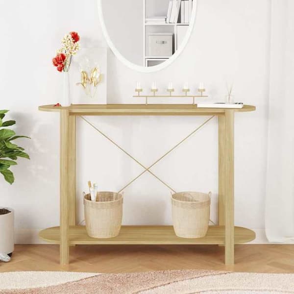 Maison Exclusive - Konsolbord 110x38x75 cm Ingenjörsträ