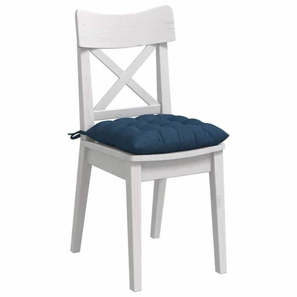 Sittkuddar - EXKLUSIVT HEM - Pack 4 - Blå - 40 x 40 x 6 cm - Polyesterfyllning Blå