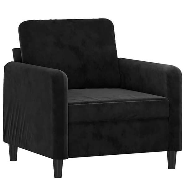 Maison Exclusive - Svart Fåtölj 60 cm Sammet