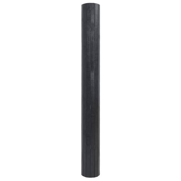 Maison Exclusive - Suorakulmainen harmaa matto 100x400 cm bambusta