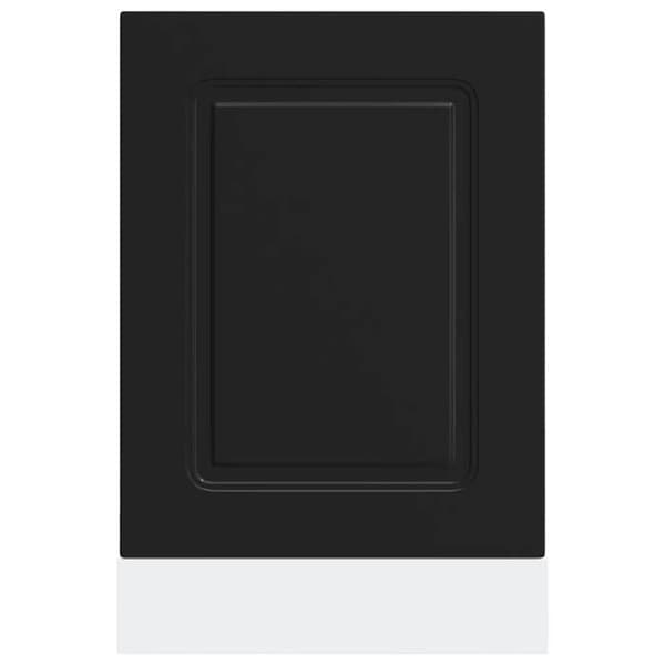 Maison Exclusive - Kalmar svart diskmaskinspanel 45x1,5x57 cm svart