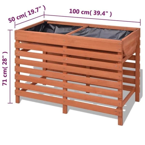 Maison Exclusive - Blomlåda 100 x 50 x 71 cm Trä