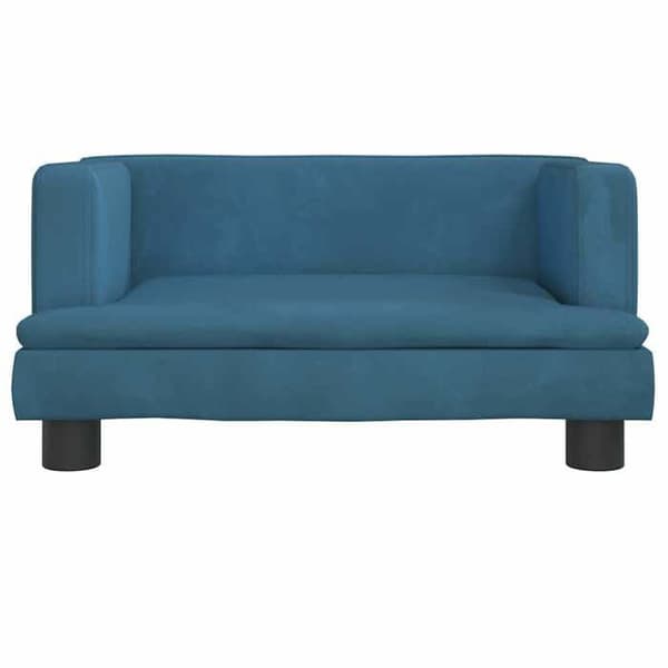 Maison Exclusive - Hundeseng blå 60x40x30 cm velour blå
