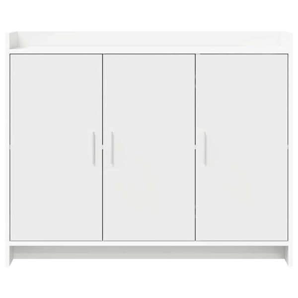 Maison Exclusive - Buffé Vit 98,5 x 33 x 80 cm Ingenjörsträ
