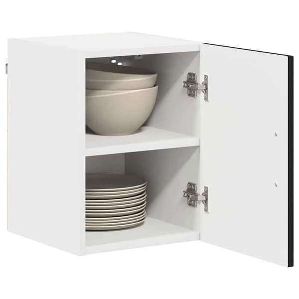 Maison Exclusive - Kalmar 2 stk. opvaskemaskine panel Sort ingeniørtræ Svart