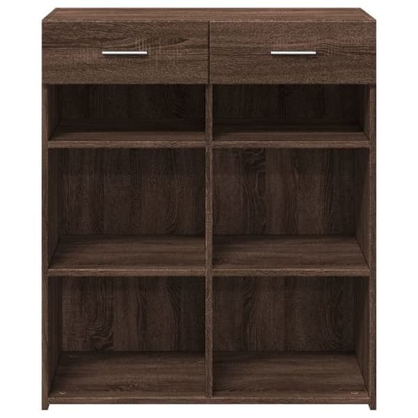 Maison Exclusive - Buffé ek brun 80x42,5x93 cm ingenjörsträ Brun ek