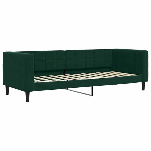 Maison Exclusive - Dagbädd med mörkgrön madrass 80x200 cm sammet Mörkgrön