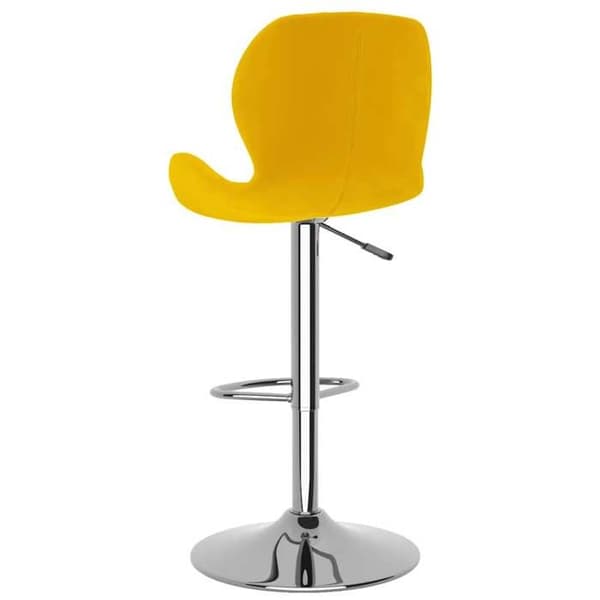 Maison Exclusive - Barstolar set om 2 senapsgul sammet