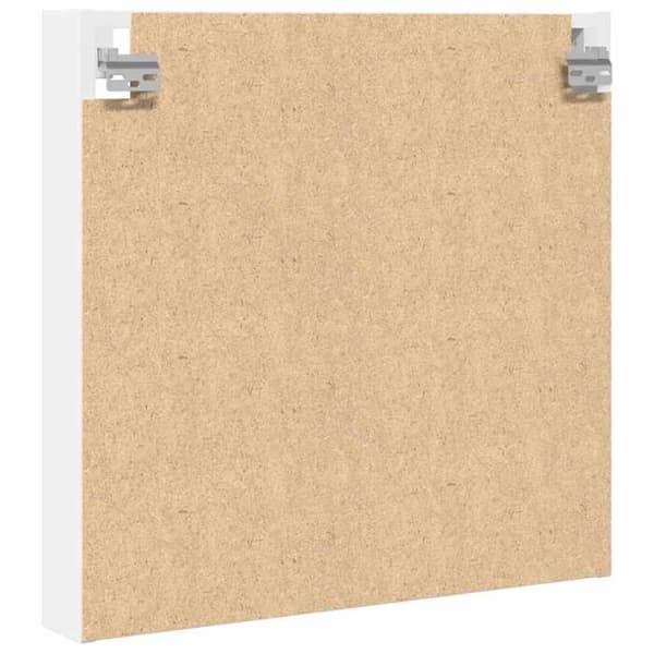 Maison Exclusive - Vitrinskåp vit 60x8,5x58 cm ingenjörsträ Vit