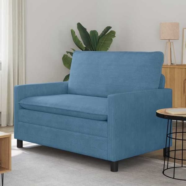 Maison Exclusive - Sininen sohva 126 x 81 x 87,5 cm Kangas