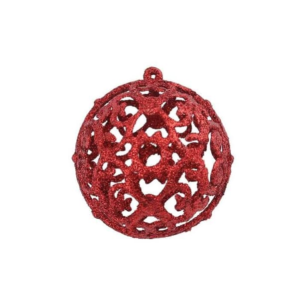 Maison Exclusive - Sæt med julekugler 100 stk 3/4/6 cm Rød Röd