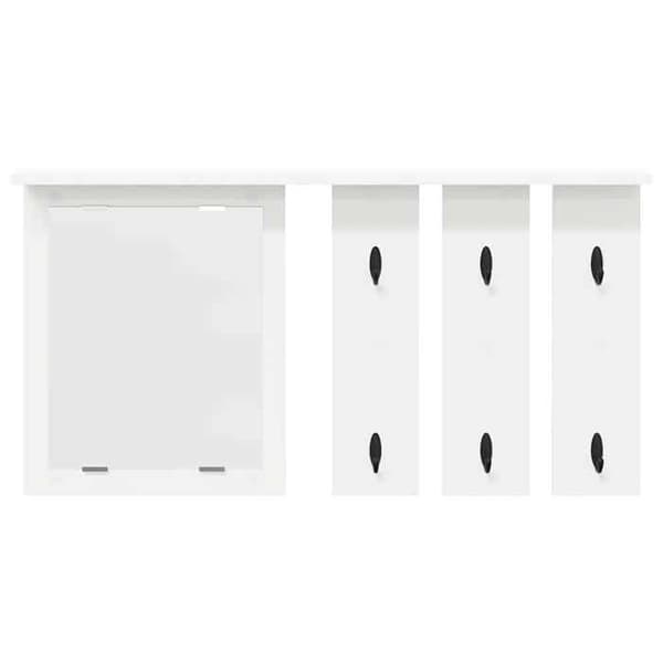 Maison Exclusive - Väggmonterad klädhängare Montering vit 85 x 10 x 45 cm Vit